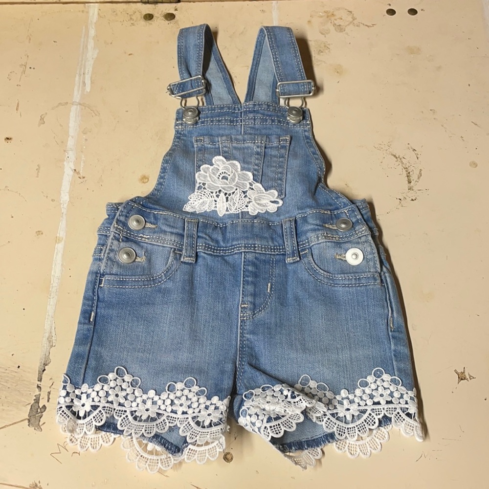 Wonder Nation jean overall shorts